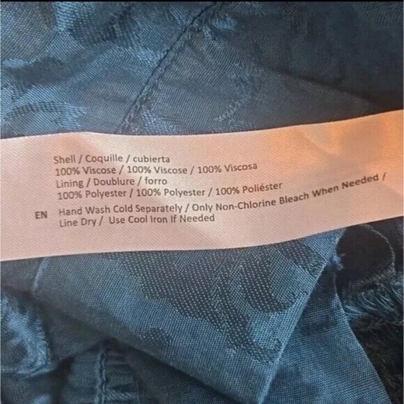 Band of the Free BOG Size Small Camille Deep Teal Crossover Crop Top Deep Teal - Picture 5 of 5